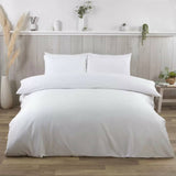 Purity Home Easy-care 400 Thread Count Cotton 3 Piece Bed Set, White in 4 Sizes Bed Set Costco UK   