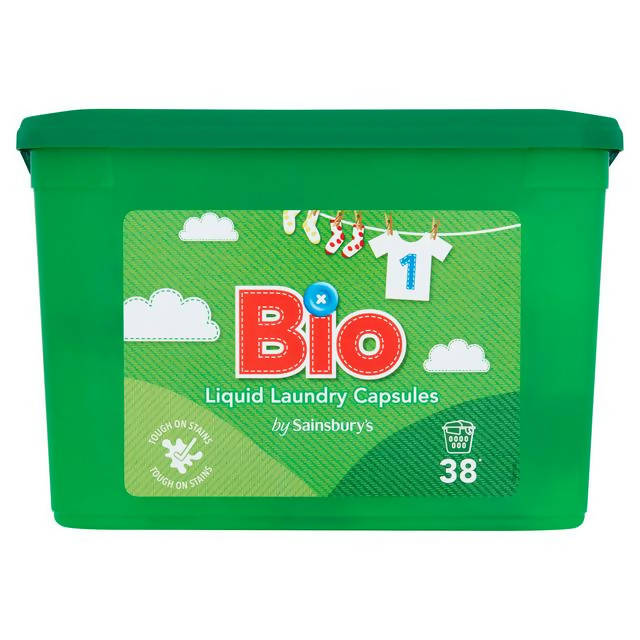 Sainsbury's Bio Liquid Laundry Capsules (38 Washes)