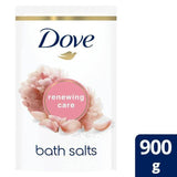 Dove Peony & Rose Renewing Care Bath Salts 900g - McGrocer