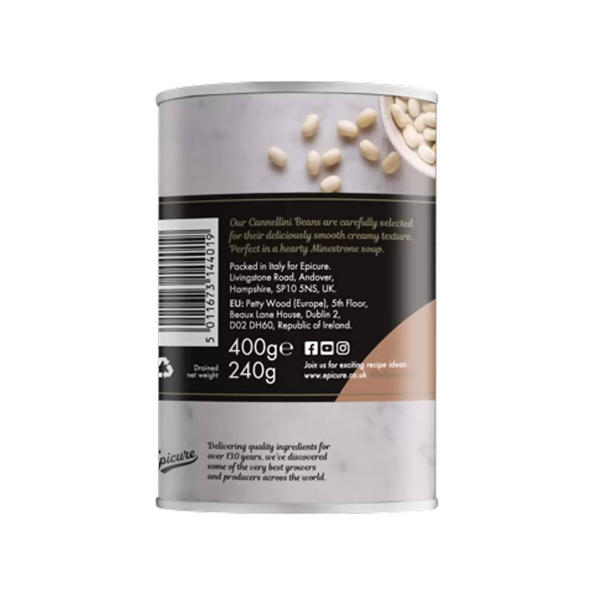 Epicure Cannellini Beans In Water, 6 x 400g Canned & Packaged Food Costco UK   