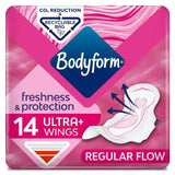 Bodyform Ultra Normal Sanitary Towels Wings x14 feminine care Sainsburys   