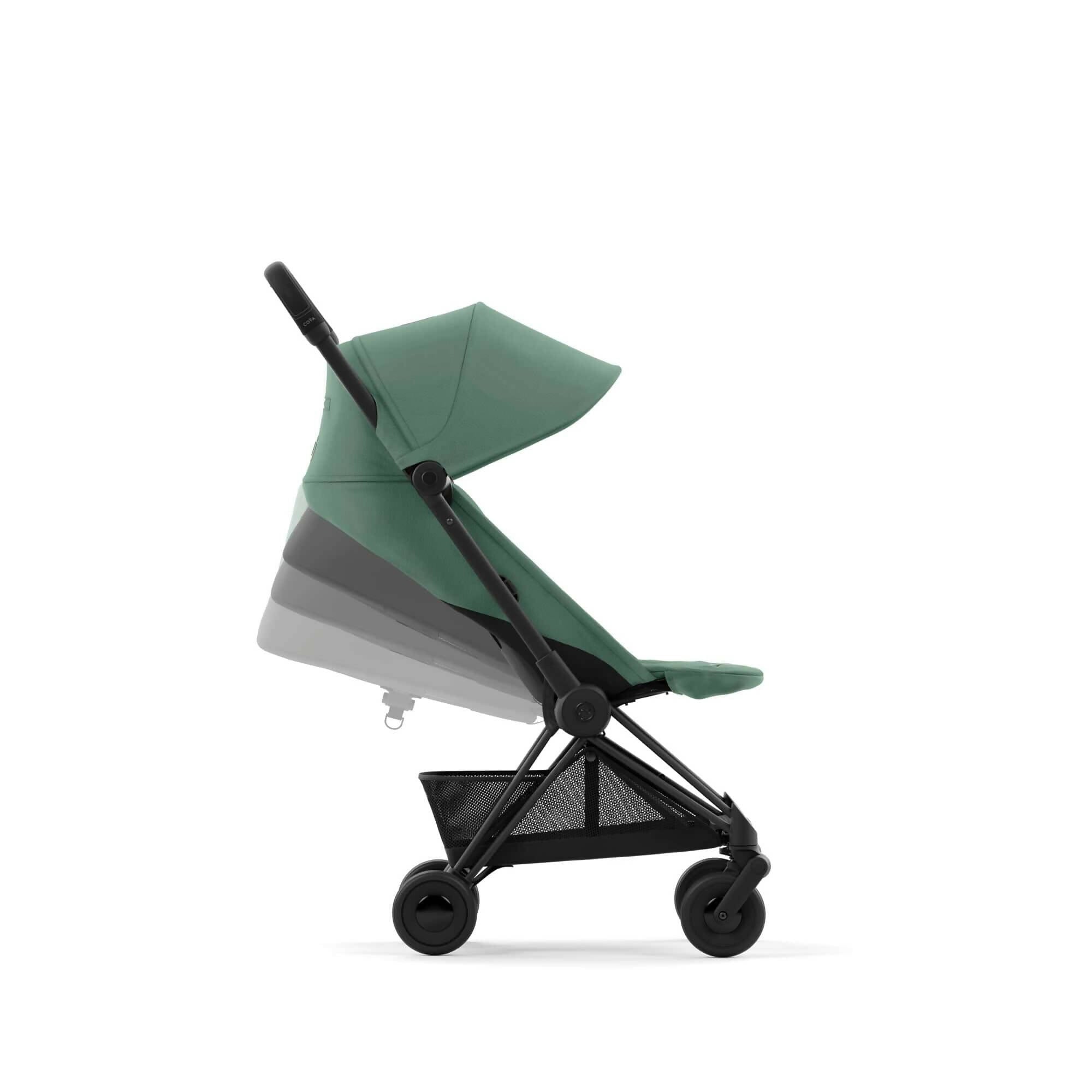 Cybex COYA Stroller - Matt Black/Leaf Green GOODS McGrocer Direct   