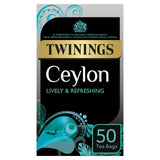 Twinings Ceylon Tea, 50 Tea Bags All tea Sainsburys   