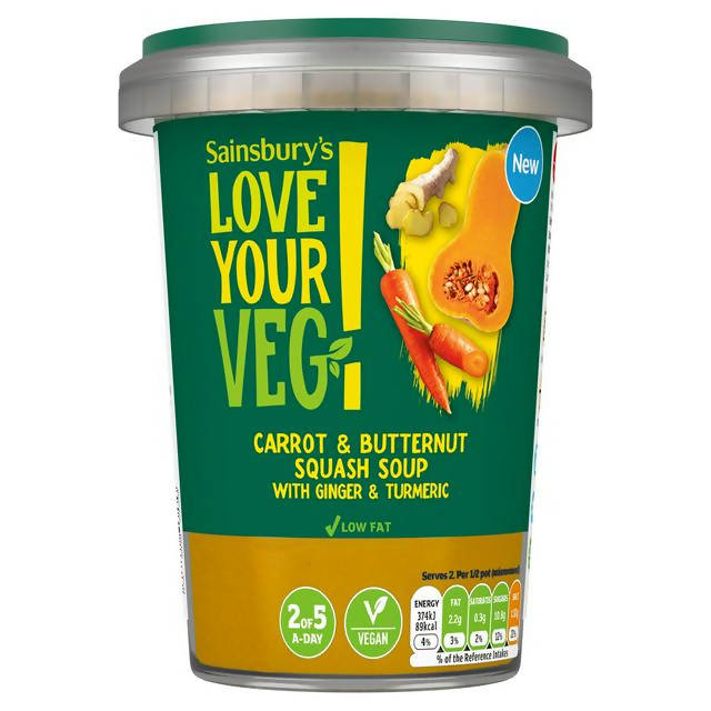 Love Your Veg! Carrot & Butternut Squash Soup 600g