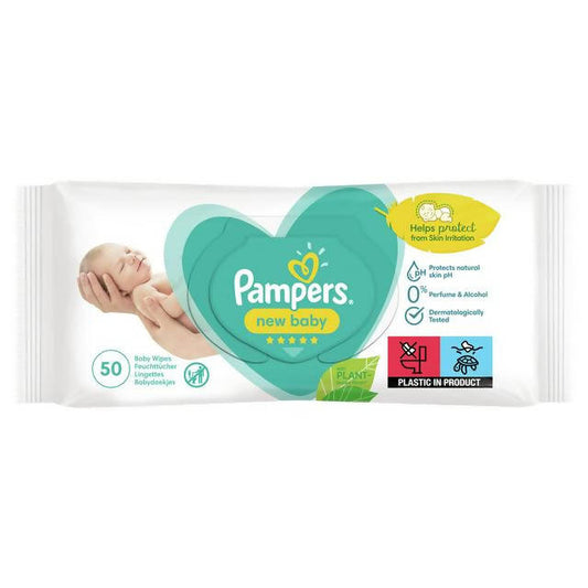 Pampers New Baby Sensitive Baby Wipes x50 baby wipes Sainsburys   