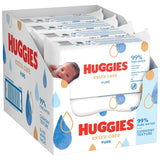 Huggies Pure Extra Care Baby Wipes, 8 x 56 Wipes Nappies & Wipes Costco UK   