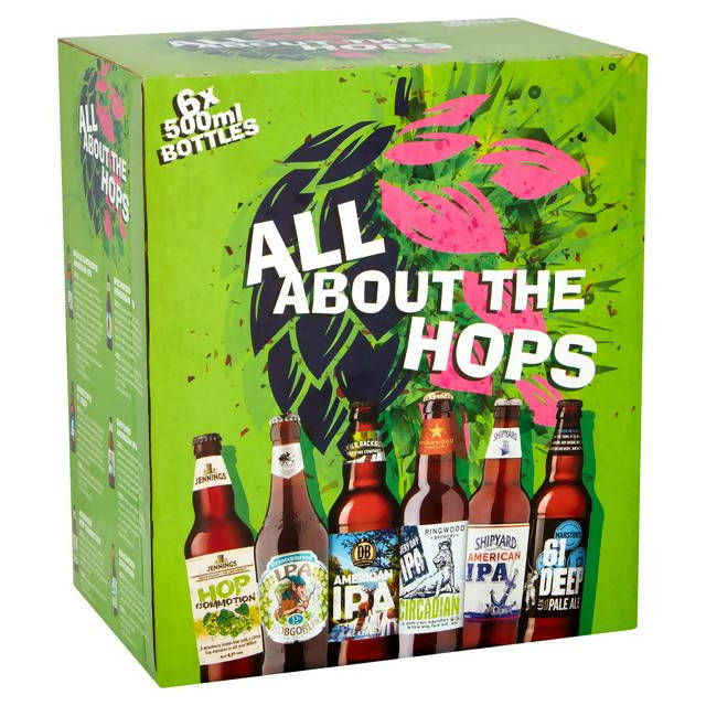 All About the Hops Ale Mixed Pack Bottles 6x500ml Ale & stout Sainsburys   