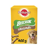 Pedigree Biscrok Gravy Bones Adult Dog Treats Original Biscuits 400g - McGrocer