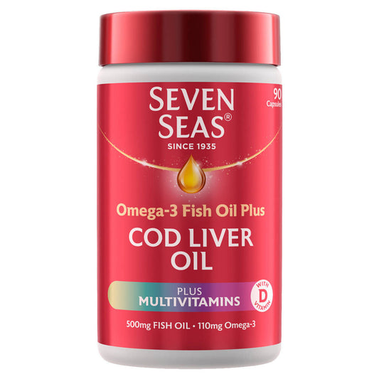 Seven Seas Cod Liver Oil Plus Multivitamins, 4 x 90 Count Vitamins & Supplements Costco UK   