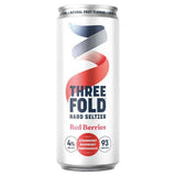 Three Fold Hard Seltzer Red Berries 330ml Hard seltzer Sainsburys   