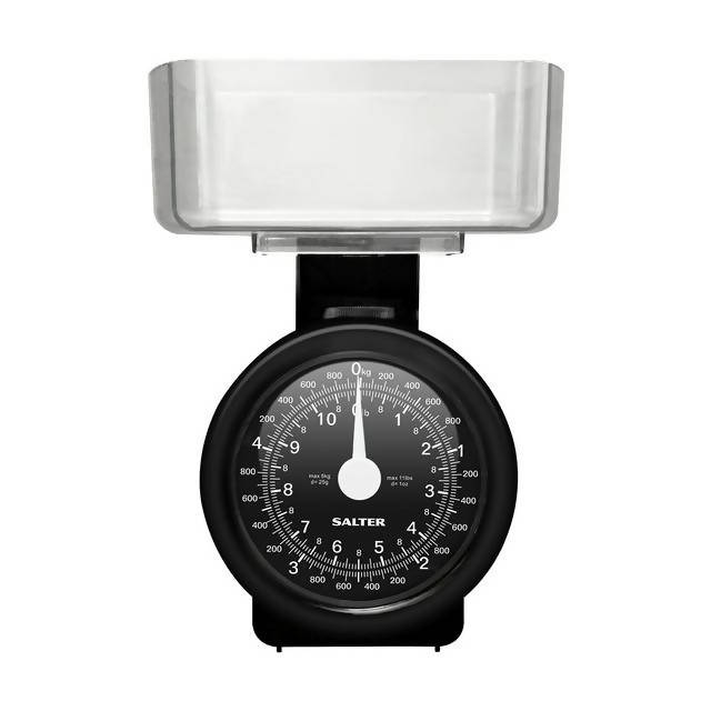 Salter Black Mechanical Scale 114 Crdr