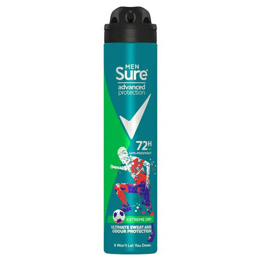 Sure Advanced Protection Extreme Dry Anti-perspirant Deodorant Aerosol 200ml deodorants & body sprays Sainsburys   