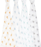 Animal Kingdom Swaddles (Set of 4) GOODS Harrods   