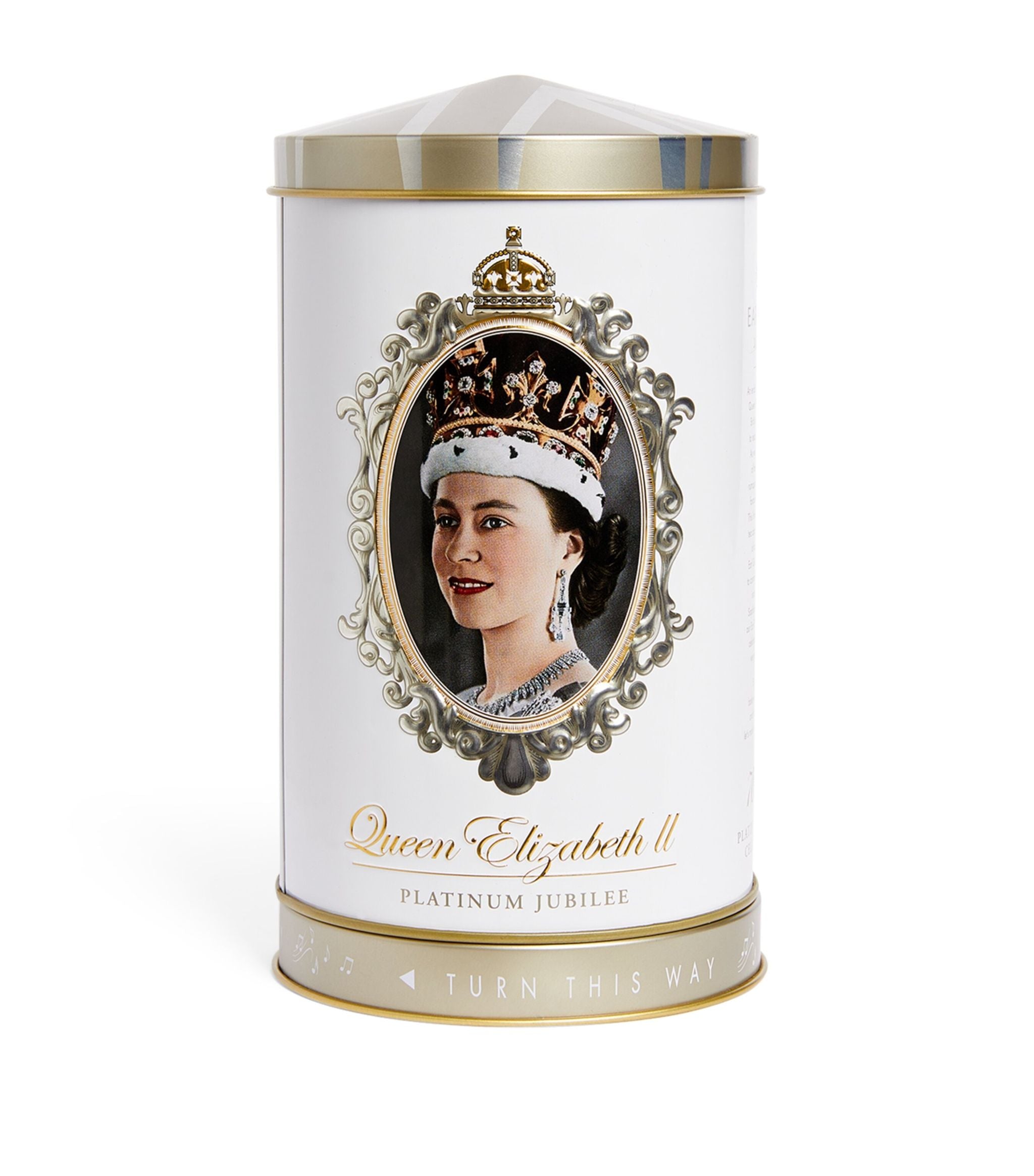 Earl Grey Tea Bags and Musical Platinum Jubilee Tin (12 x 60g) GOODS Harrods   