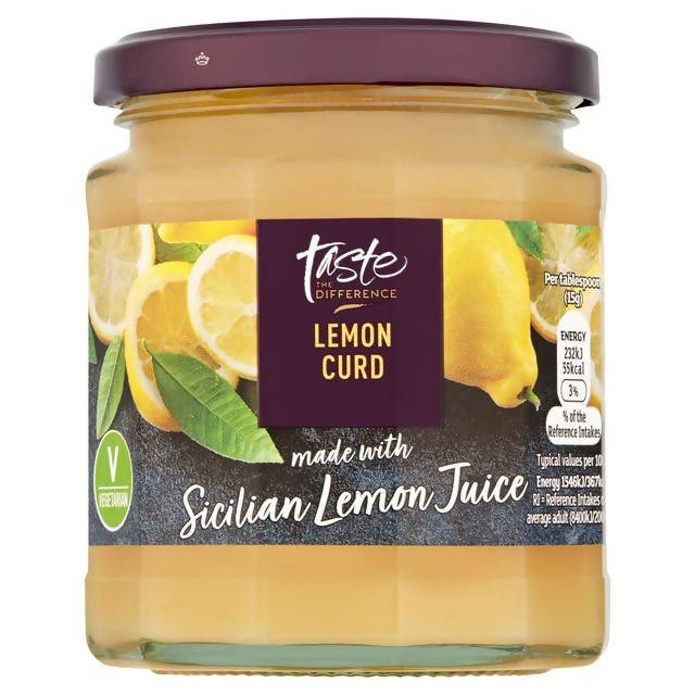 Sainsbury's Lemon Curd, Taste the Difference 320g - McGrocer