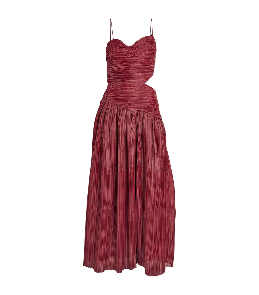 Pleated Laurier Maxi Dress