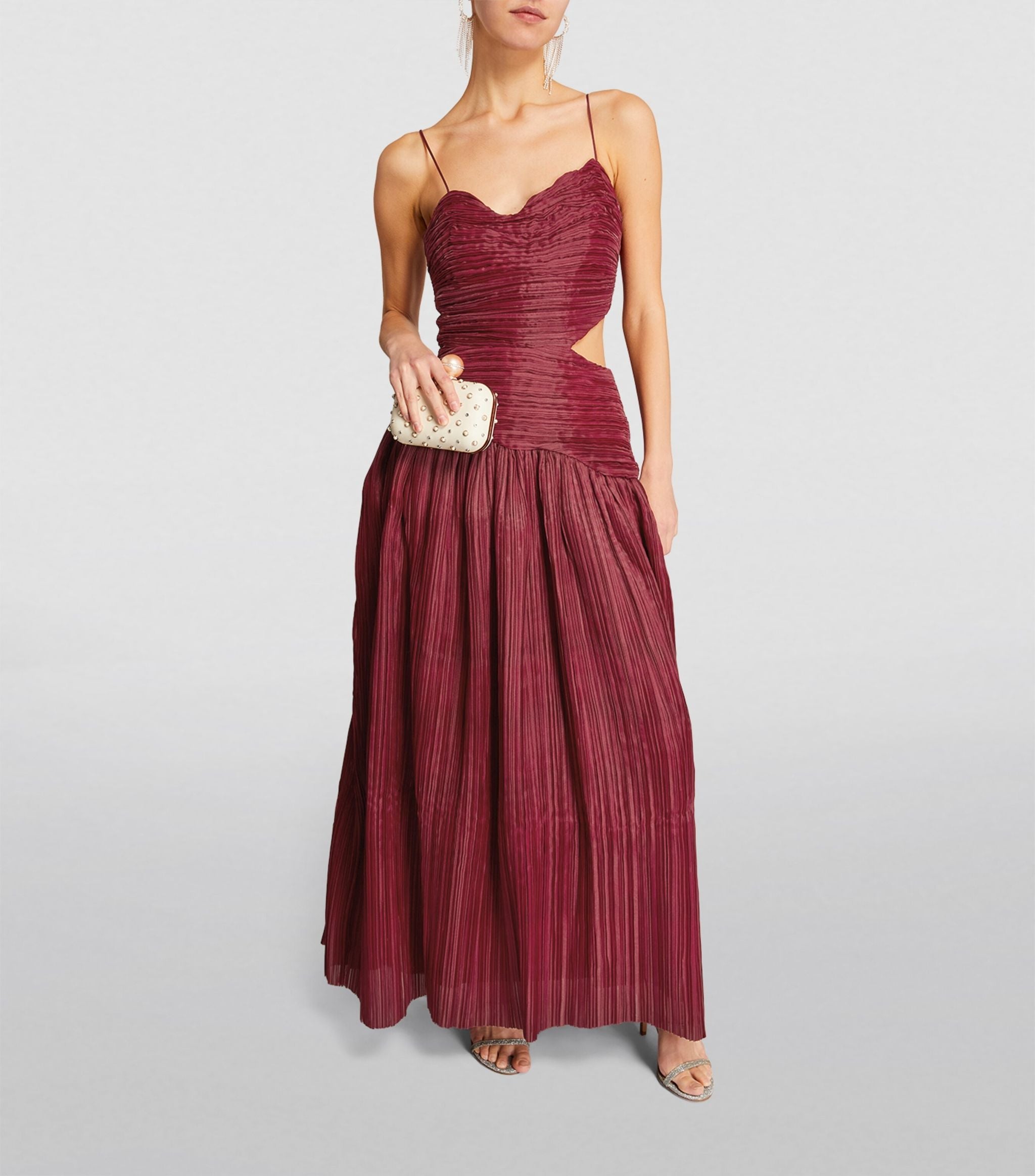 Pleated Laurier Maxi Dress GOODS Harrods   