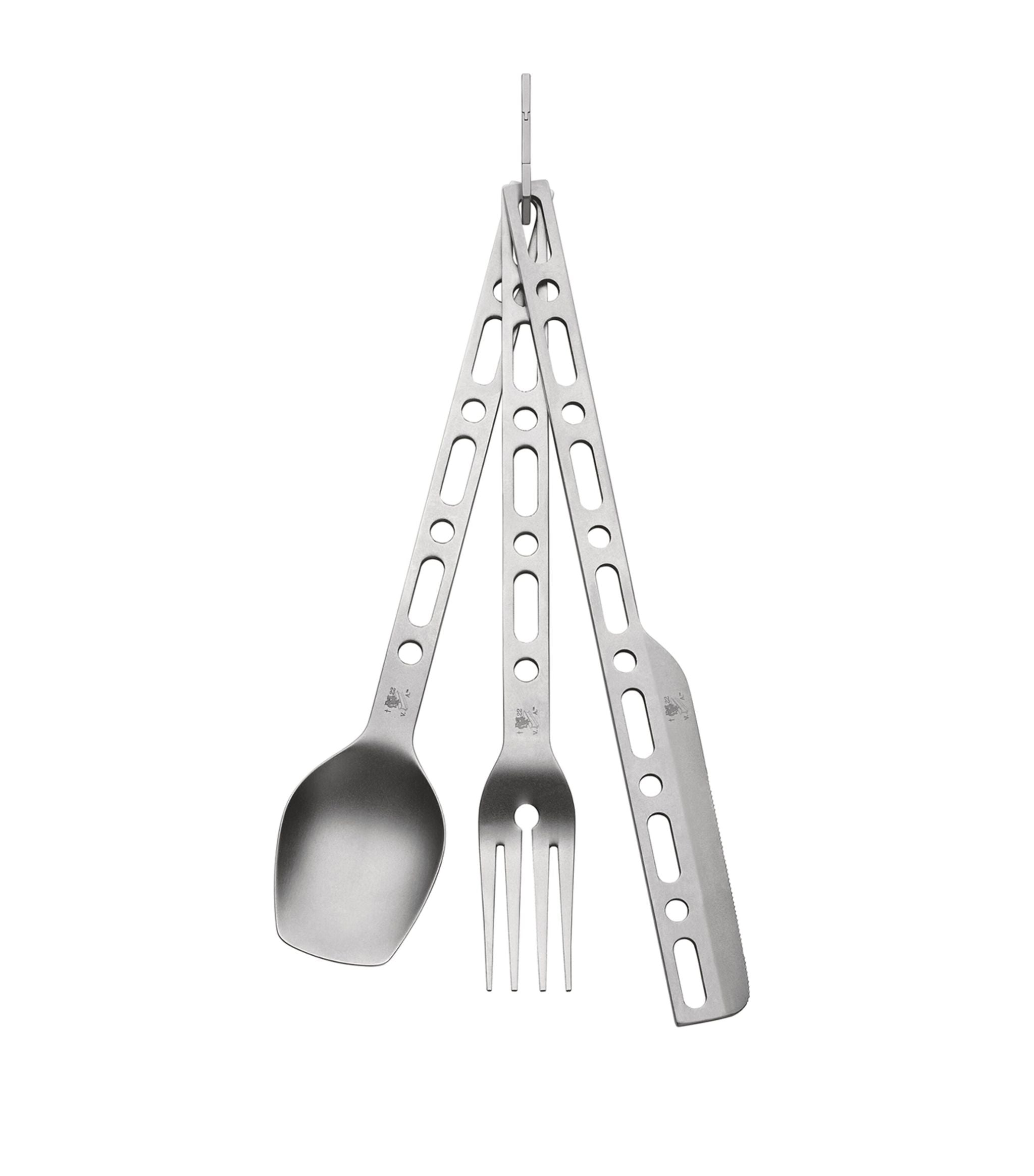 x Virgil Abloh Occasional Object Stainless Steel Cutlery Set GOODS Harrods   