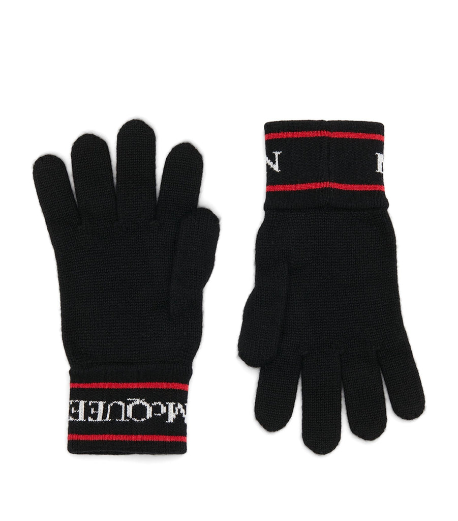 Cashmere Logo Gloves