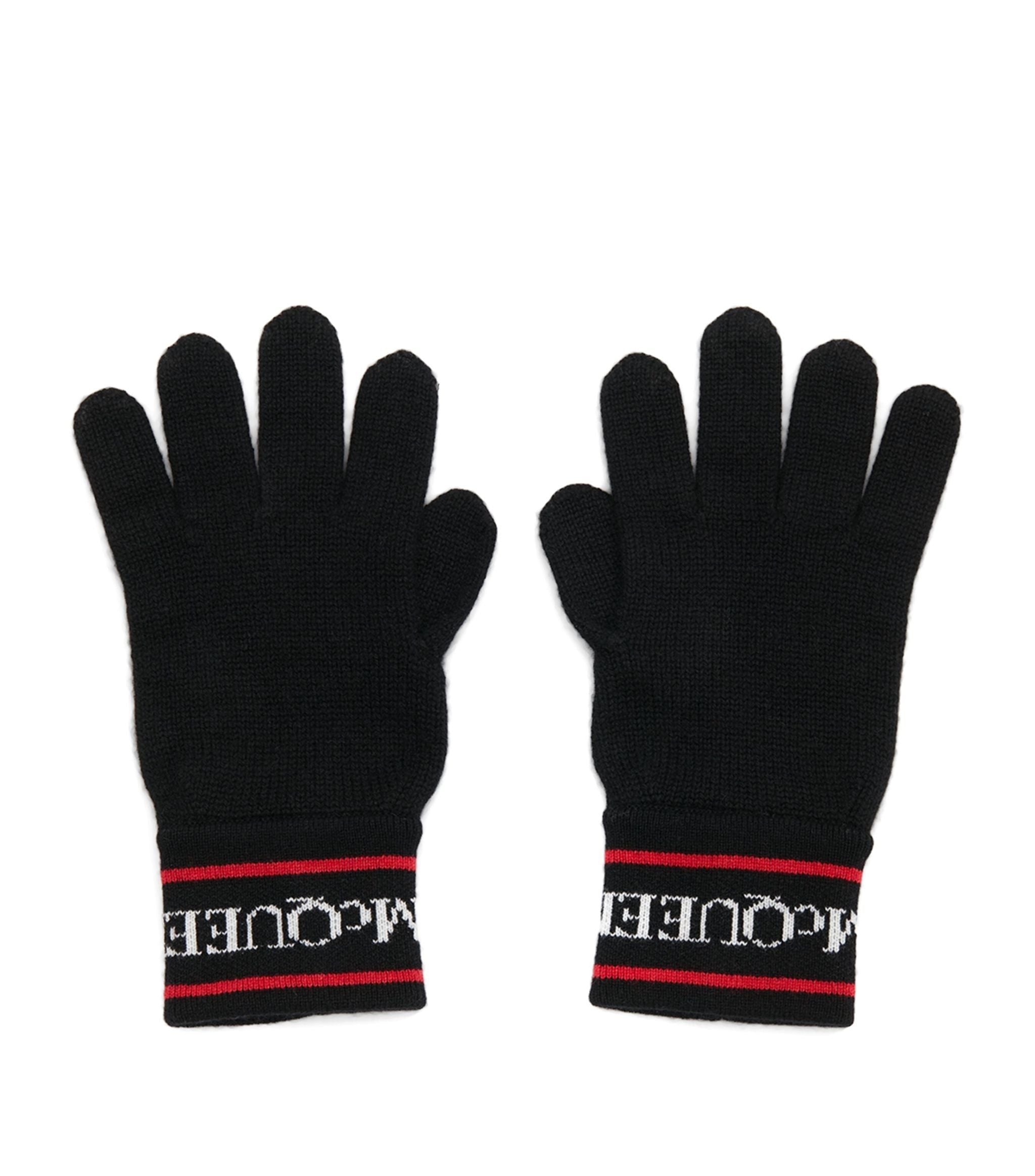 Cashmere Logo Gloves GOODS Harrods   