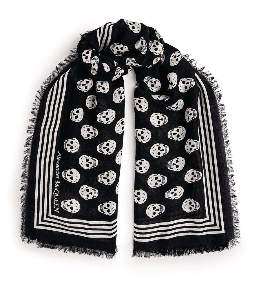 Silk Skull Scarf