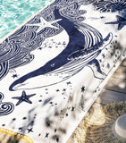 La Grande Bleue Beach Towel (100cm x 180cm) Bedroom Harrods   