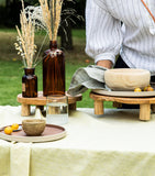 Linen Chambray Tablecloth (190cm x 250cm) GOODS Harrods   