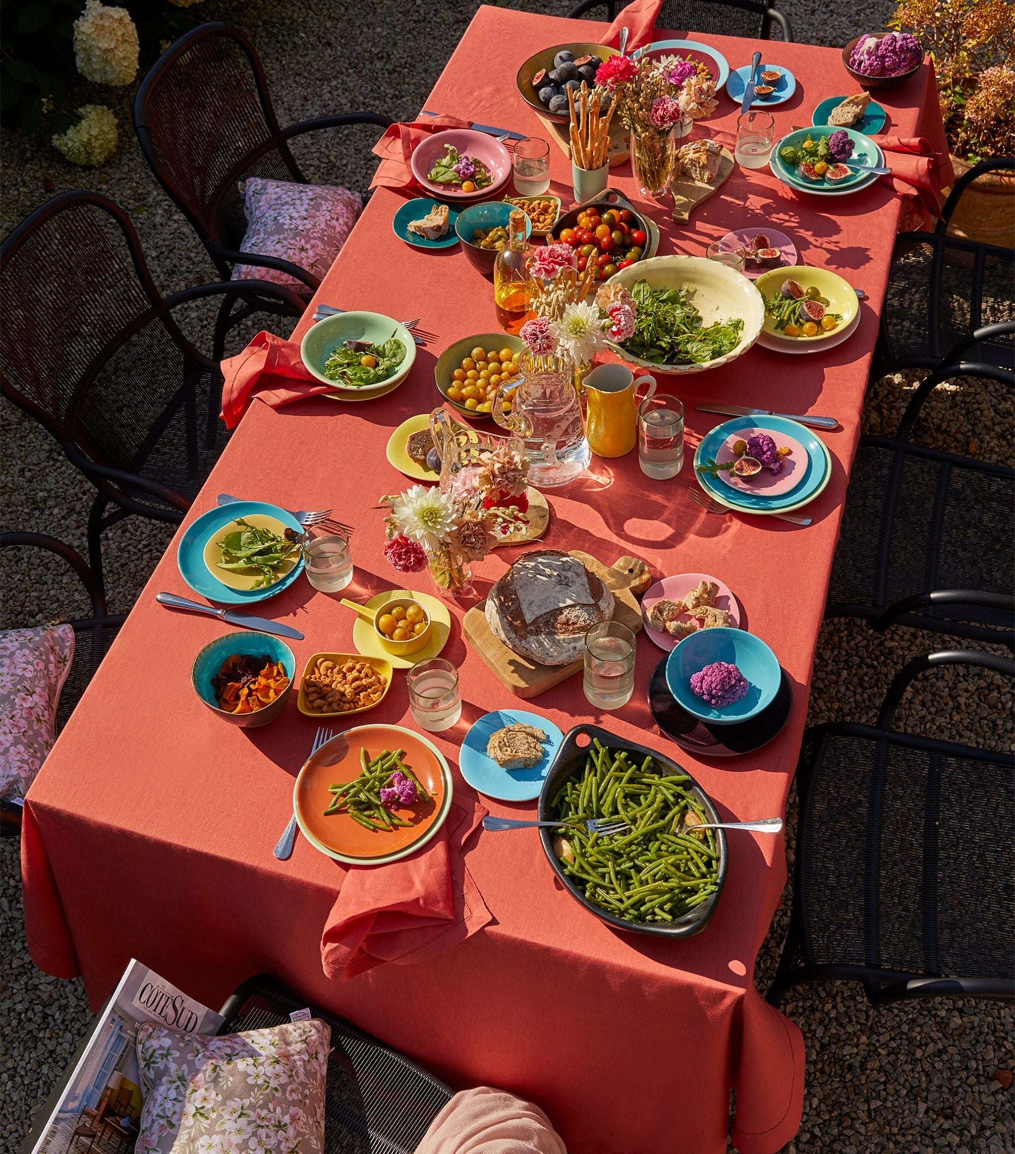 Linen Florence Tablecloth (170cm x 250cm) GOODS Harrods   