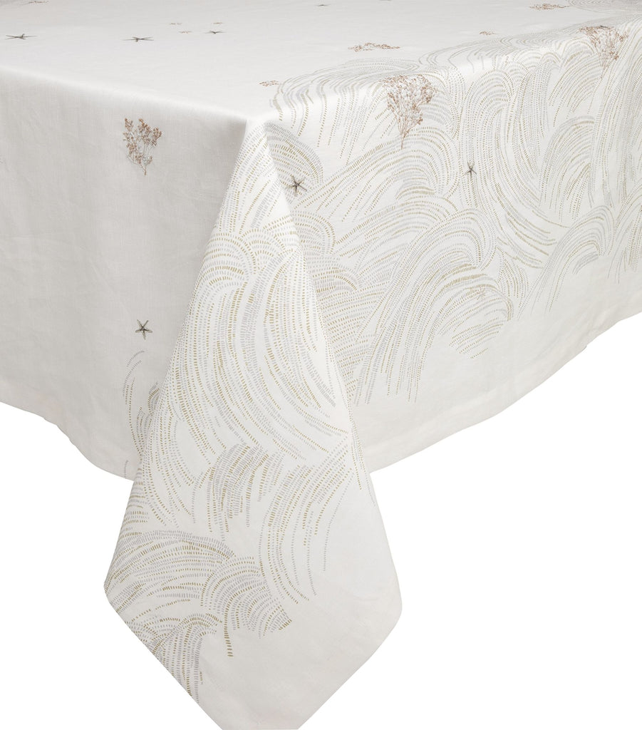 Oceanide Blanc Tablecloth (170cm x 250cm)