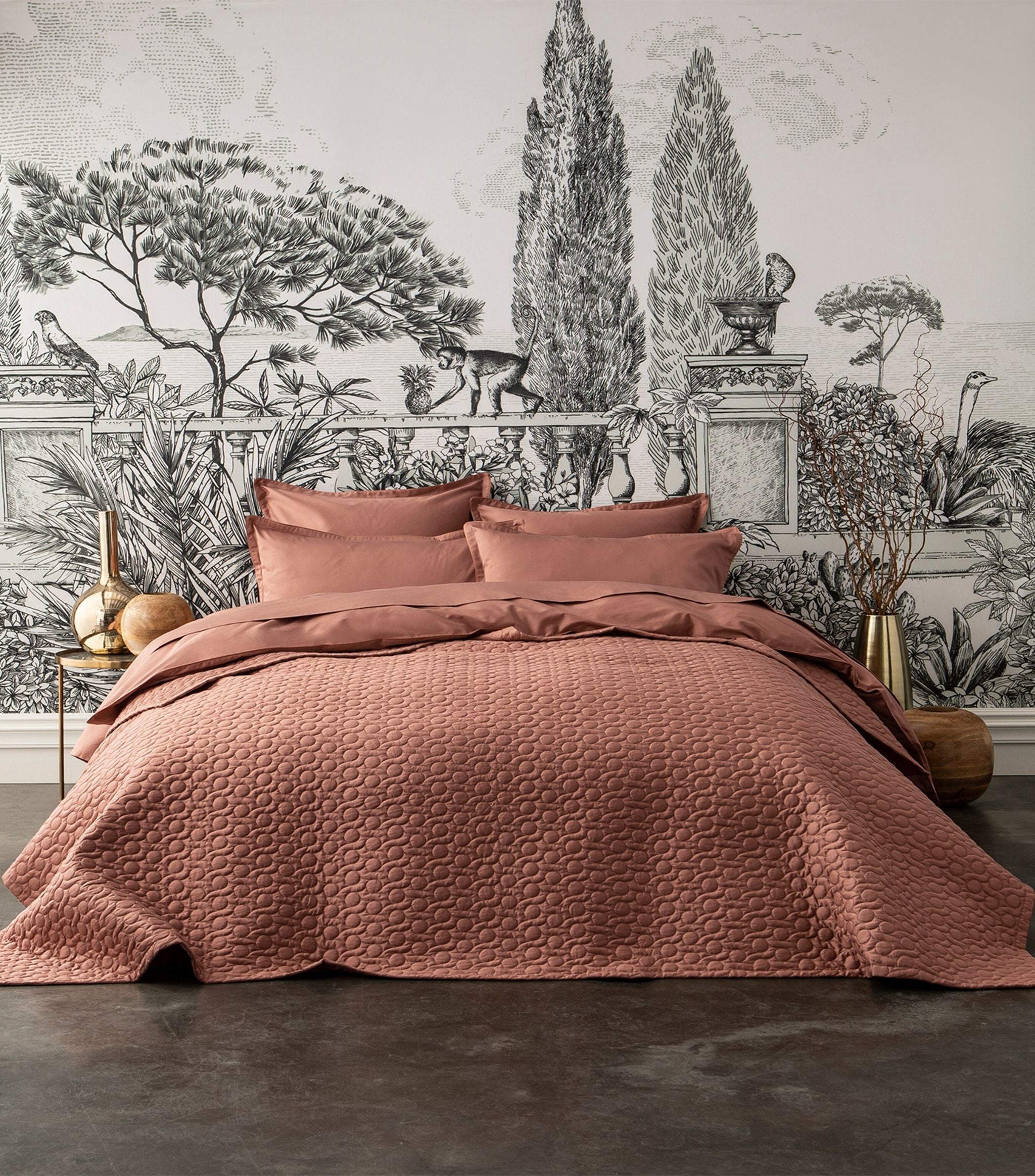 Poesie King Bedspread (260cm x 240cm) GOODS Harrods   