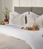 Luna Sand King Duvet Cover Set (230cm x 220cm) GOODS Harrods   