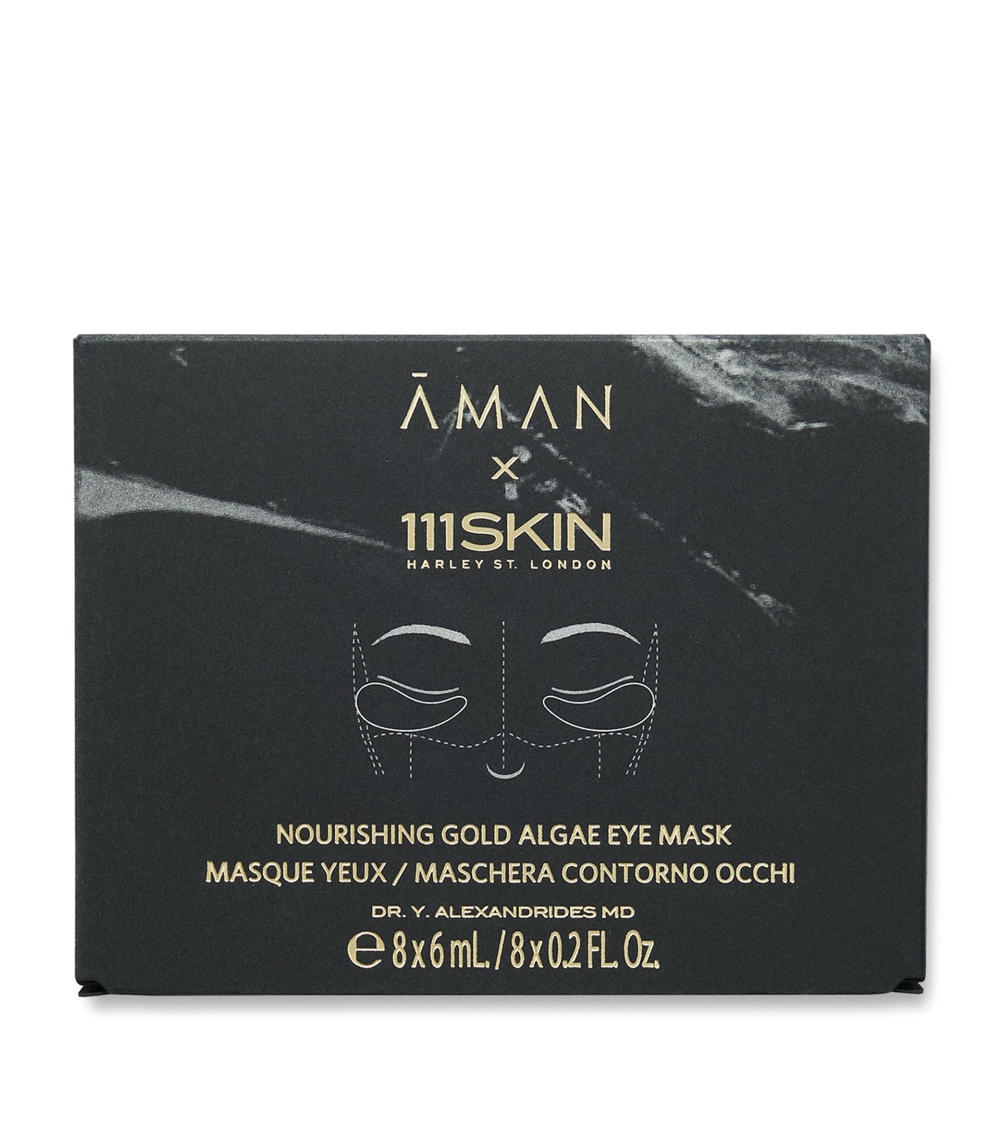 x 111SKIN Nourishing Gold Algae Eye Mask (8 x 6ml) GOODS Harrods   