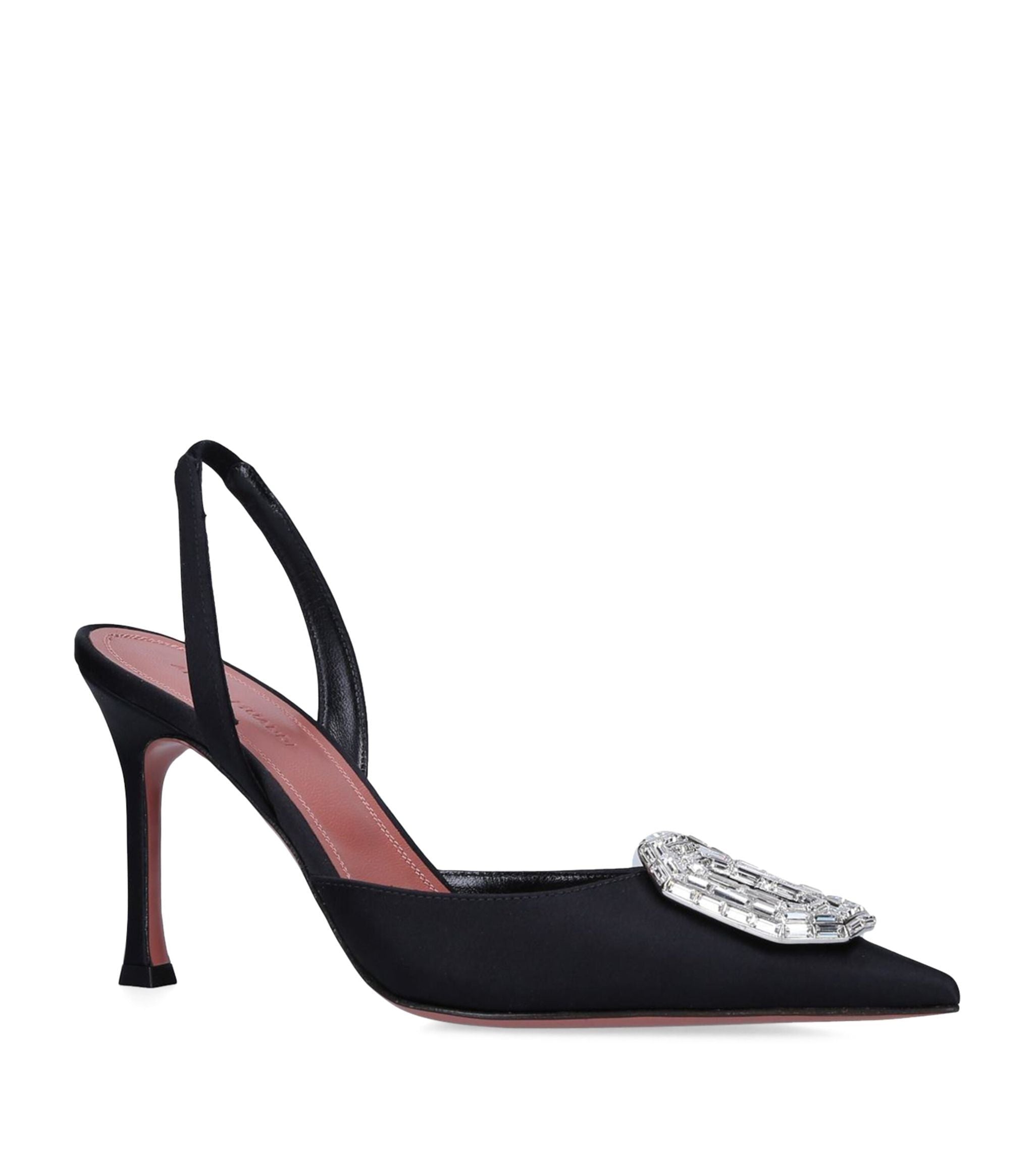 Satin Camelia Slingback Mules 90 GOODS Harrods   