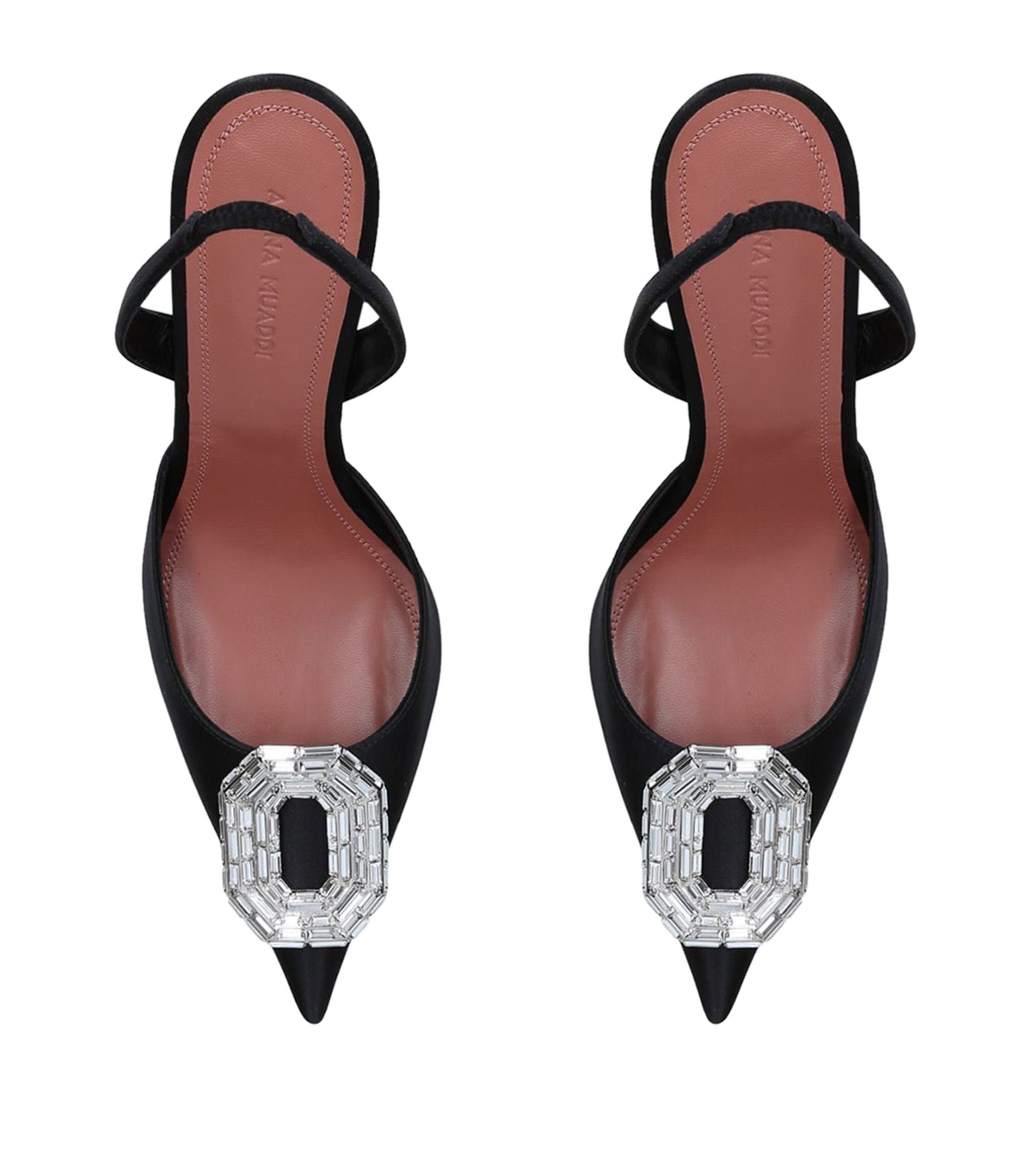 Satin Camelia Slingback Mules 90 GOODS Harrods   