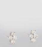 White Gold and Diamond Vivi Stud Earrings GOODS Harrods   