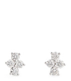 White Gold and Diamond Vivi Stud Earrings GOODS Harrods   