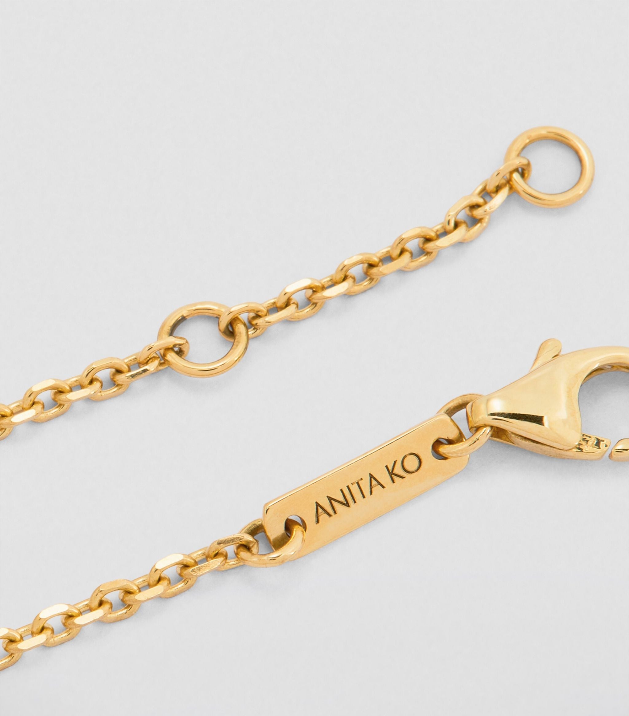 Yellow Gold and Diamond Leaf Bracelet GOODS Harrods   