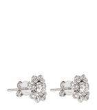 Large White Gold and Diamond Marguerite Stud Earrings Miscellaneous Harrods   