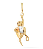 Yellow Gold African Monkey Charm GOODS Harrods   