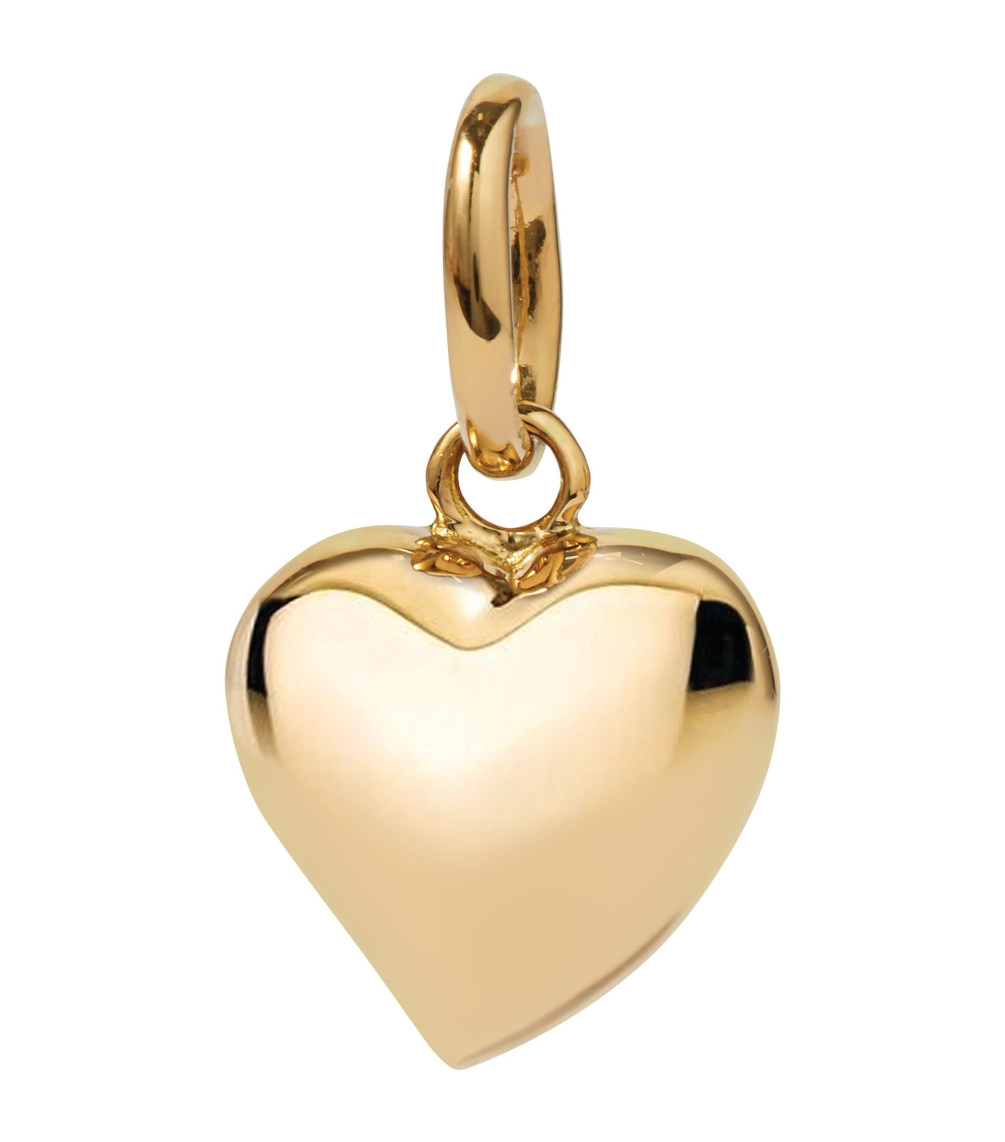 Yellow Gold Heart Charm GOODS Harrods   