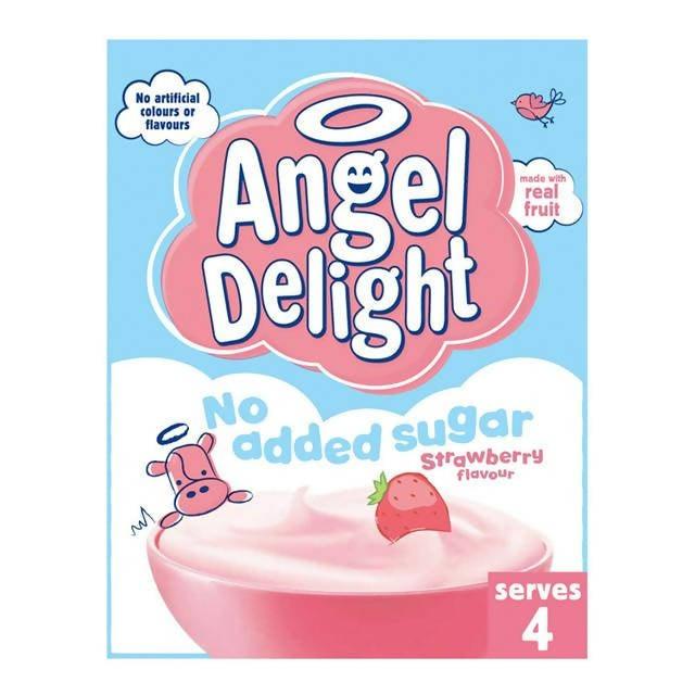 Angel Delight Strawberry No Added Sugar Dessert 47g Custard & whipped desserts Sainsburys   