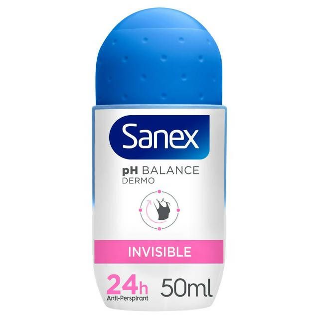 Sanex Dermo Invisible Roll On Antiperspirant 50ml