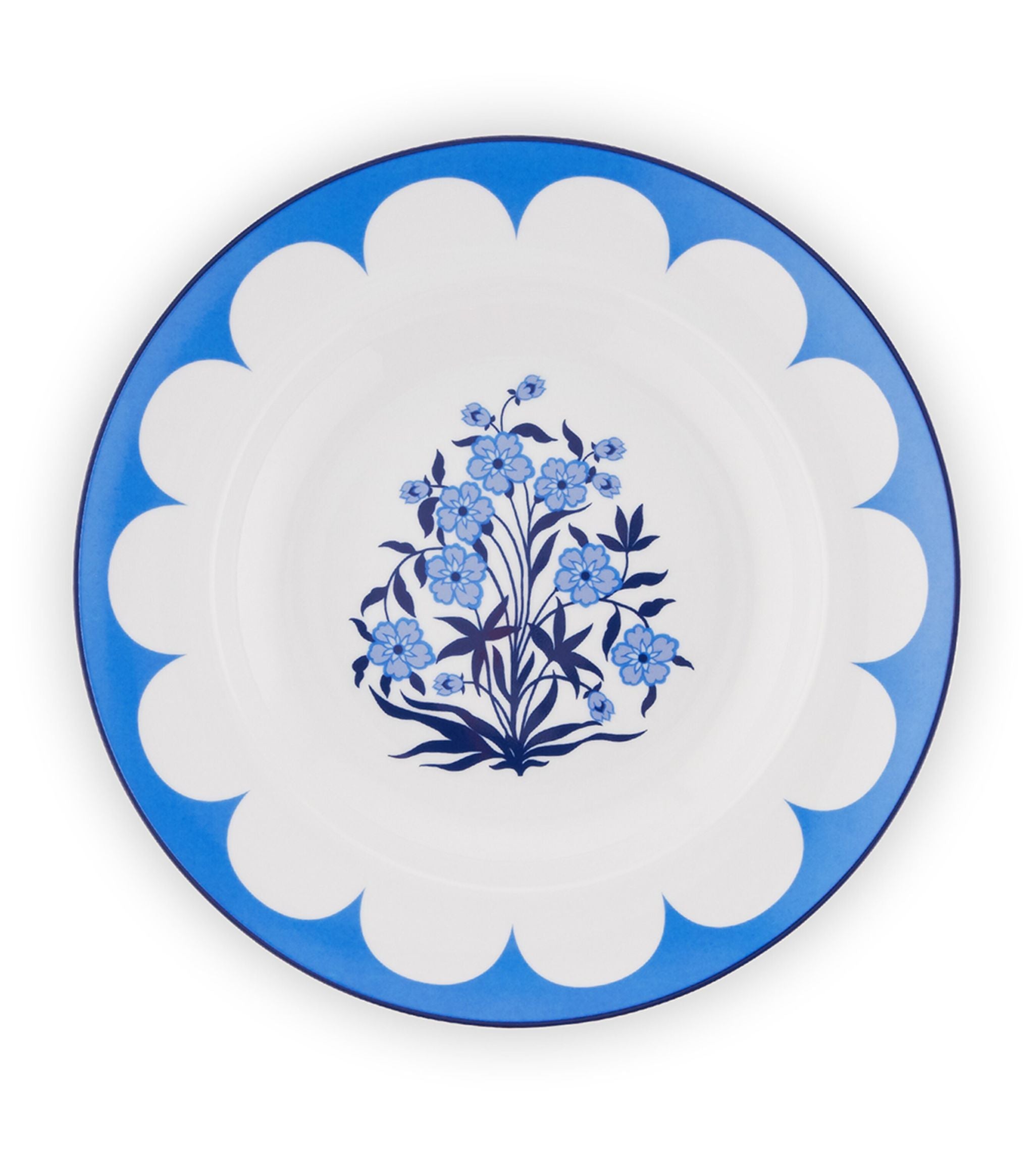 Set of 2 Jaipur Soup Plates (23cm) GOODS Harrods   