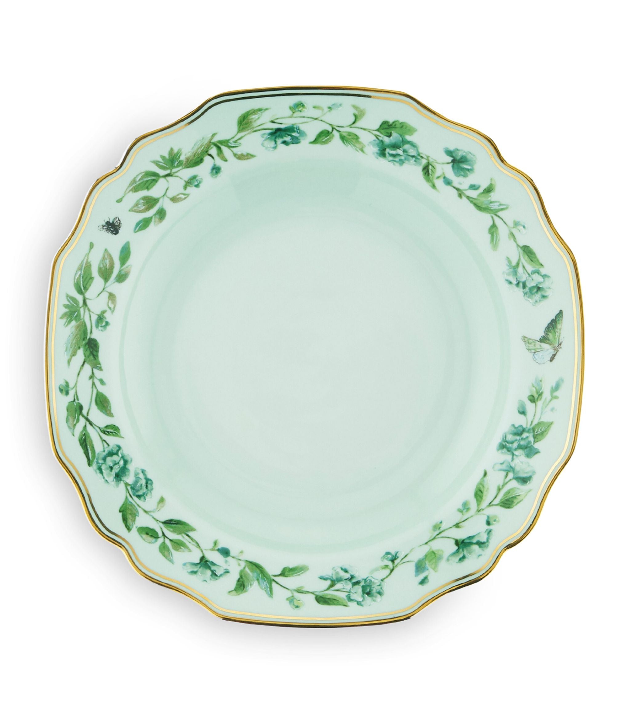 Set of 2 Secret Garden Soup Plates (23cm) GOODS Harrods   