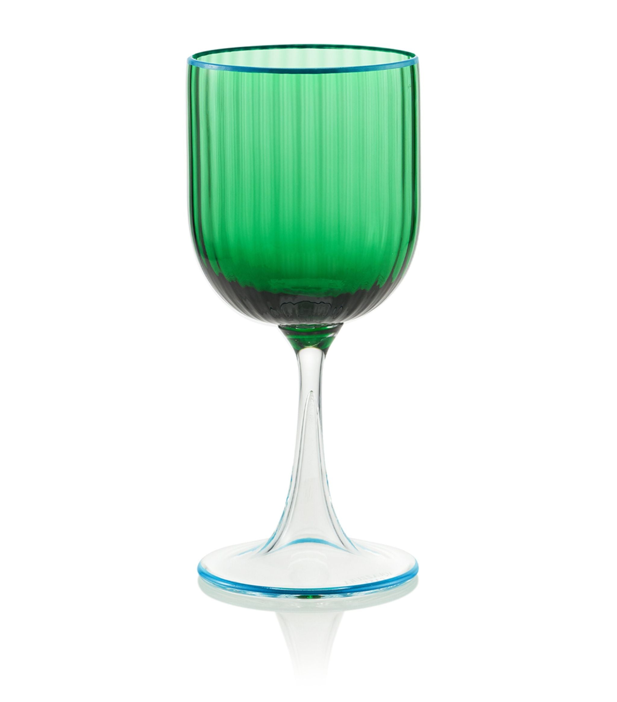 Striped Red Wine Glass (Set of 2) GOODS Harrods   