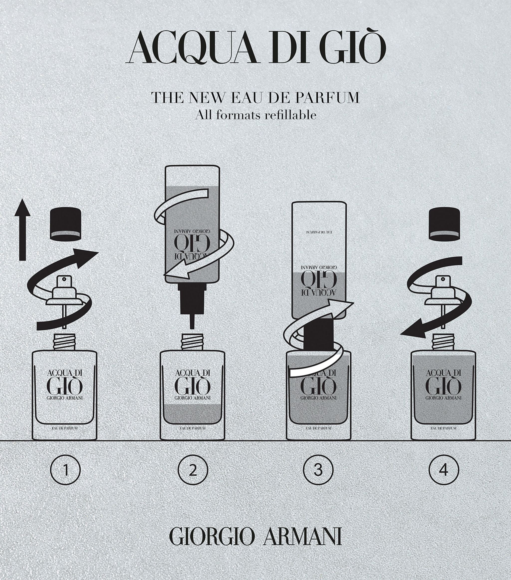 Acqua di Giò Eau de Parfum Refill (150ml) GOODS Harrods   