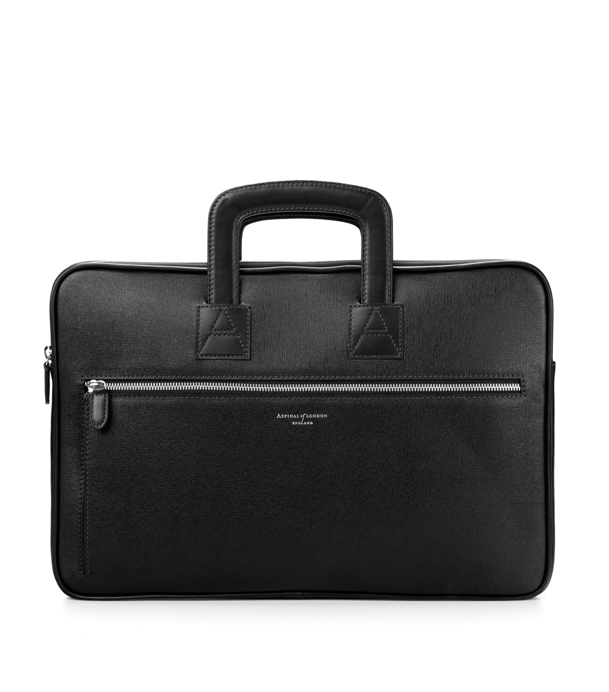 CONNAUGHT BRIEFCASE BLACK SAFFIANO Miscellaneous Harrods   