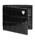 Croc-Embossed Leather Bifold Wallet GOODS Harrods   