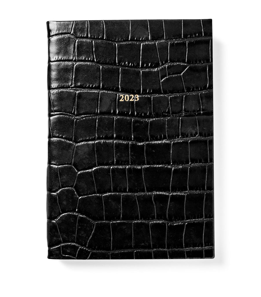 Embossed Leather A5 2023 Diary