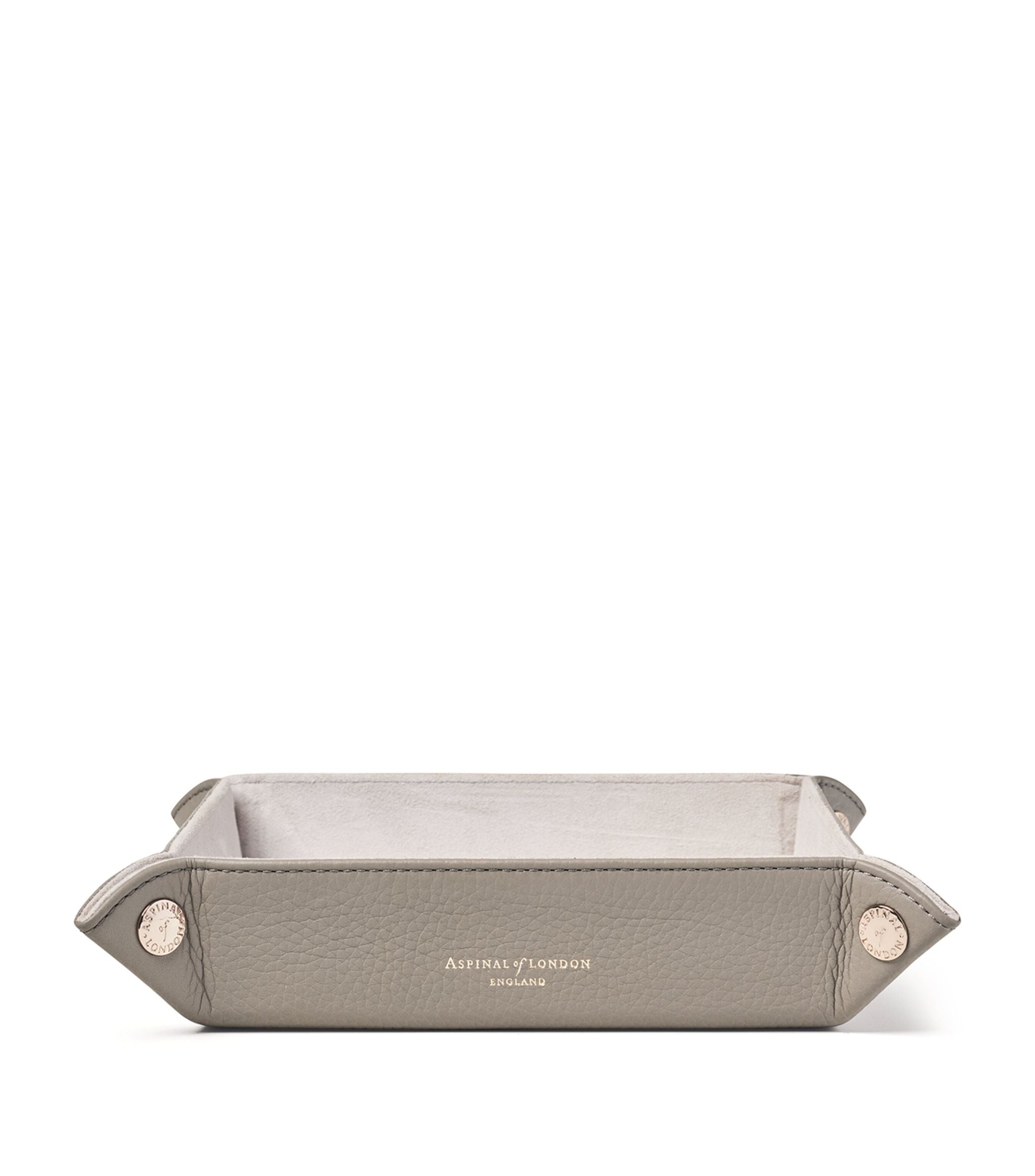 Medium Leather Tidy Tray (20cm x 20cm) GOODS Harrods   